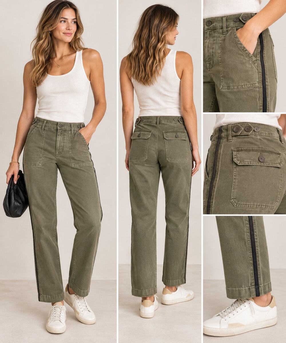 Lucky Brand Green Pants Size 2/26 NWT MSRP $99